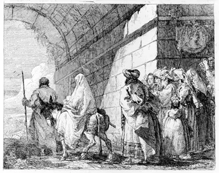 Die Flucht nach Ägypten, ca. 1750